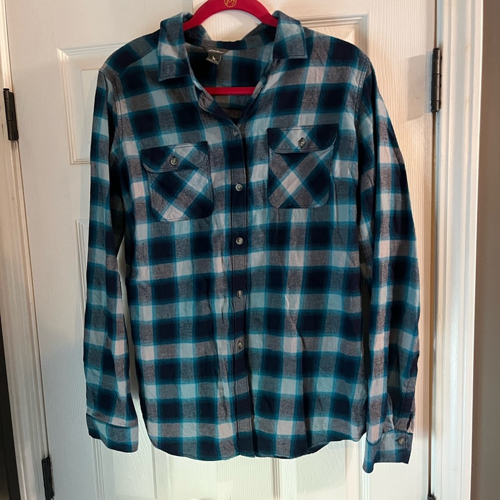 TALL XL Eddie Bauer Women's Plaid Flannel